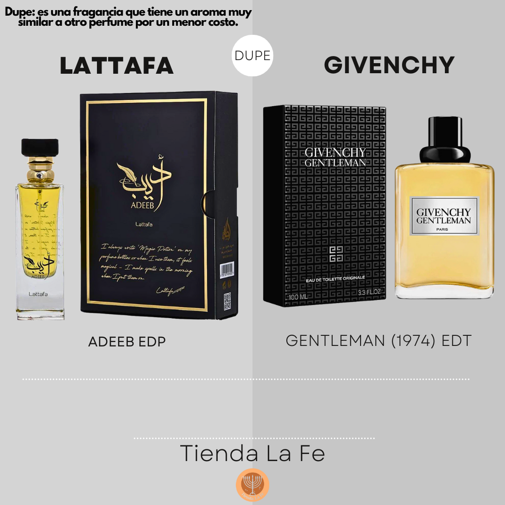 LATTAFA ADEEB EDP 80ML (U) (DUPE GIVENCHY GENTLEMAN (1974) EDT)