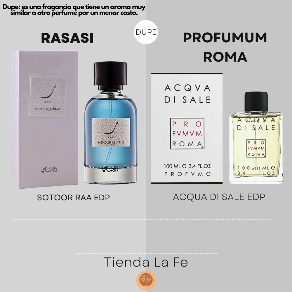 RASASI SOTOOR RAA EDP 100ML (U) (DUPE PROFUMUM ROMA ACQUA DI SALE EDP)
