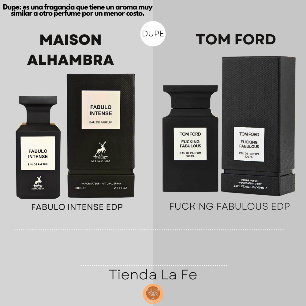 MAISON ALHAMBRA FUSION (FABULO) INTENSE EDP 80ML (U) (DUPE TOM FORD FUCKING FABULOUS EDP)