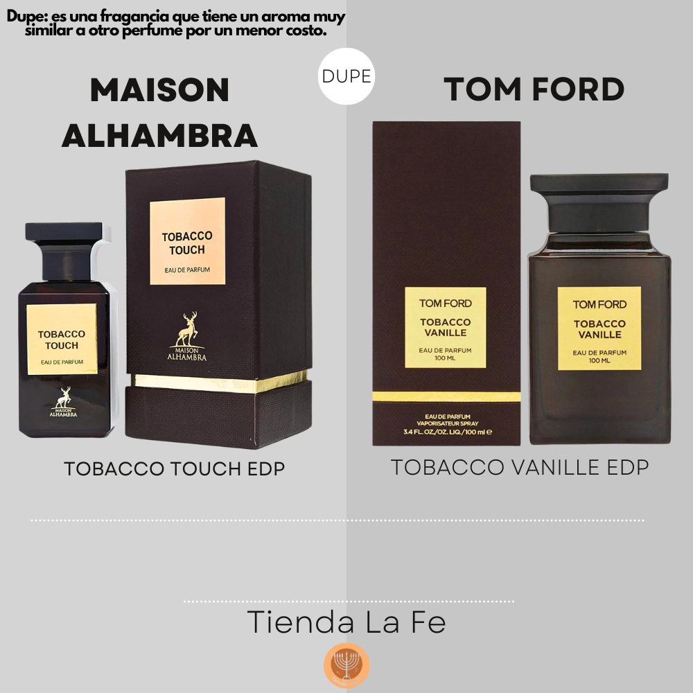 MAISON ALHAMBRA TOBACCO TOUCH EDP 80ML (U) (DUPE TOM FORD TOBACCO VANILLE EDP)