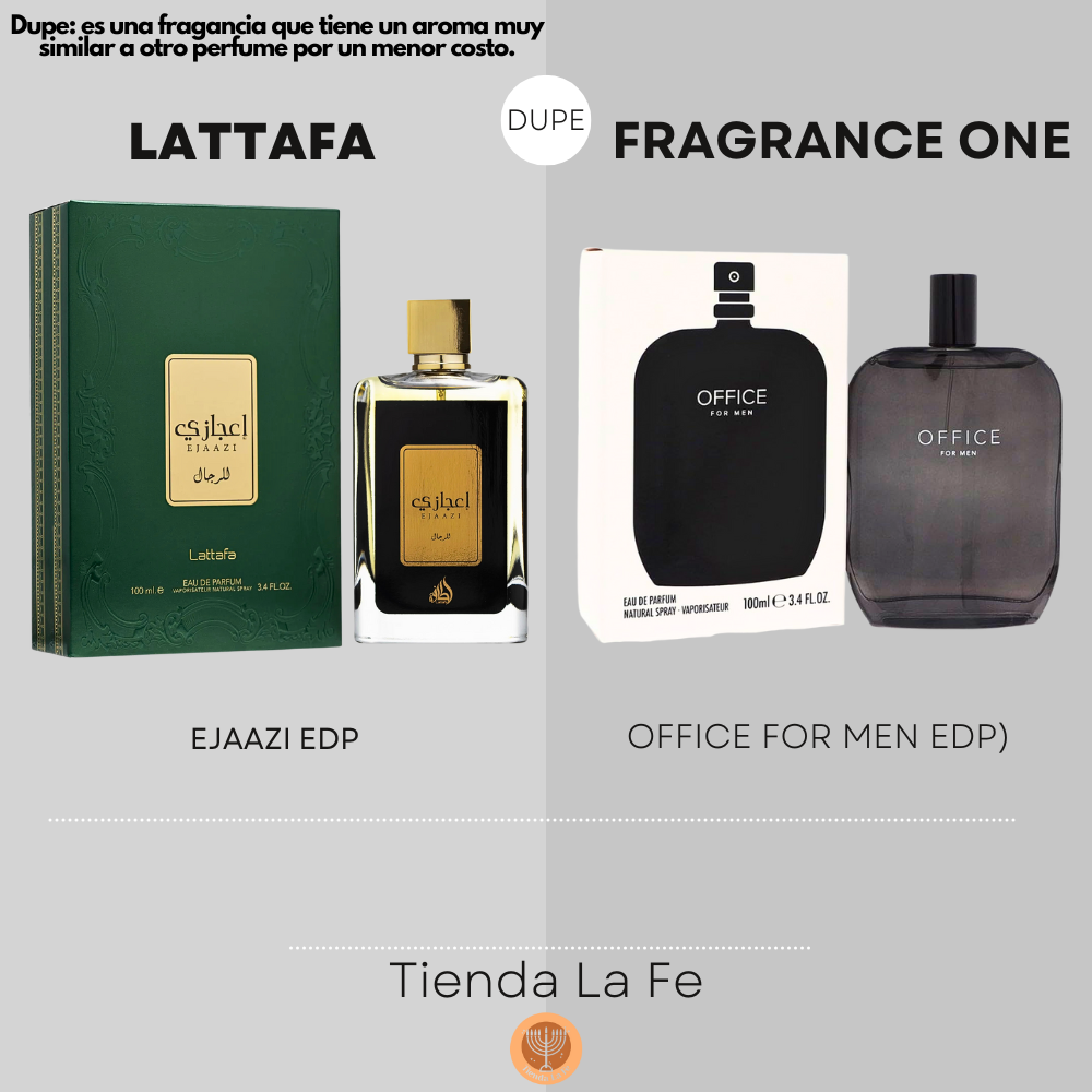LATTAFA EJAAZI EDP 100ML (U) (DUPE FRAGRANCE ONE OFFICE FOR MEN EDP)