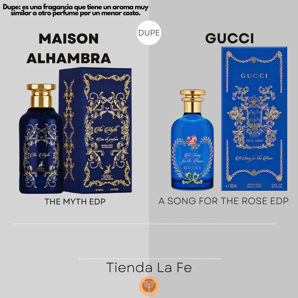 MAISON ALHAMBRA THE MYTH EDP 100ML (U) (DUPE GUCCI A SONG FOR THE ROSE EDP)