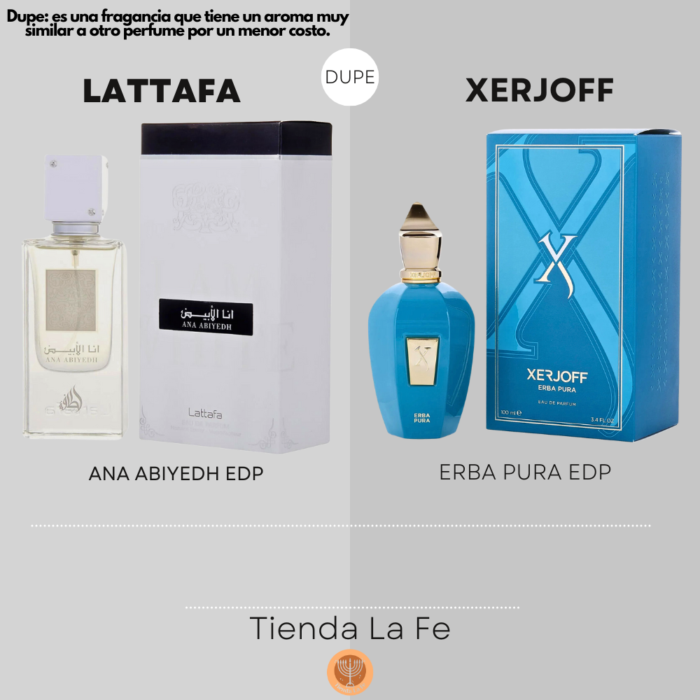 LATTAFA ANA ABIYEDH EDP 60ML (U) (DUPE XERJOFF ERBA PURA EDP)