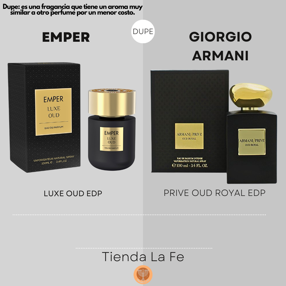 EMPER LUXE OUD EDP 100ML (U) (DUPE GIORGIO ARMANI PRIVE OUD ROYAL EDP)