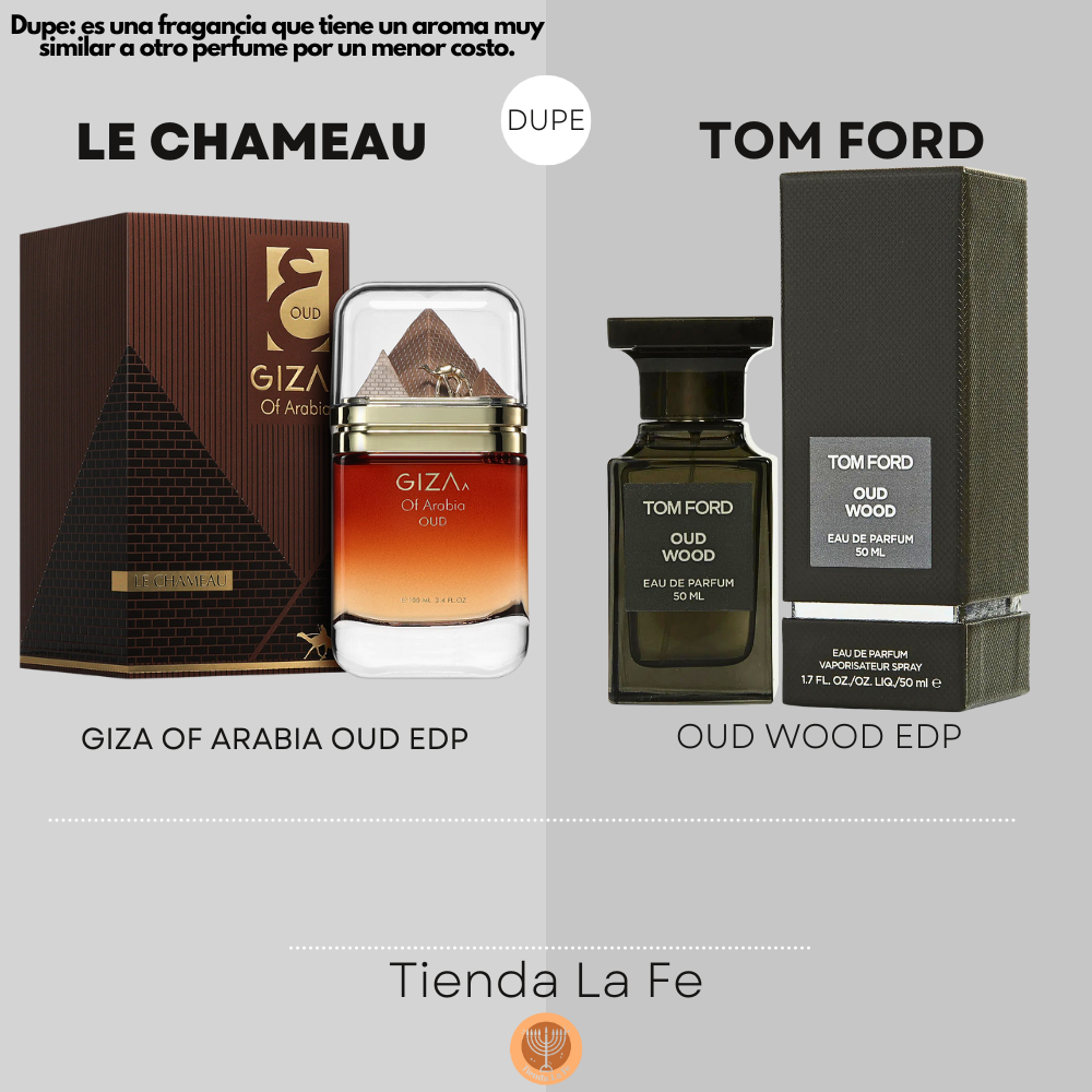LE CHAMEAU GIZA OF ARABIA OUD EDP 100ML (U) (DUPE TOM FORD OUD WOOD EDP)