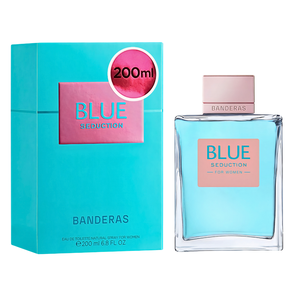 ANTONIO BANDERAS BLUE SEDUCTION FOR WOMEN EDT 200ML (M)