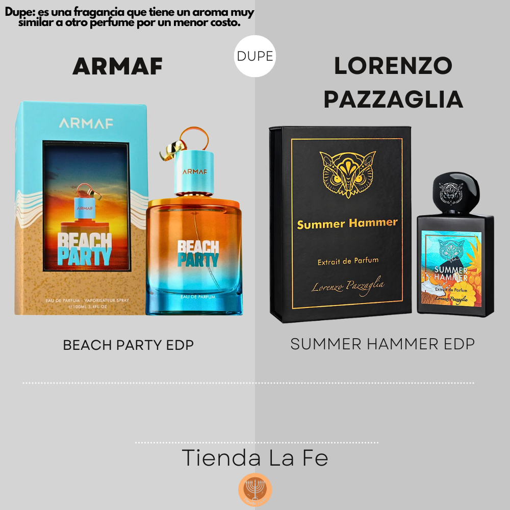 ARMAF BEACH PARTY EDP 100ML (U) (DUPE LORENZO PAZZAGLIA SUMMER HAMMER EDP)