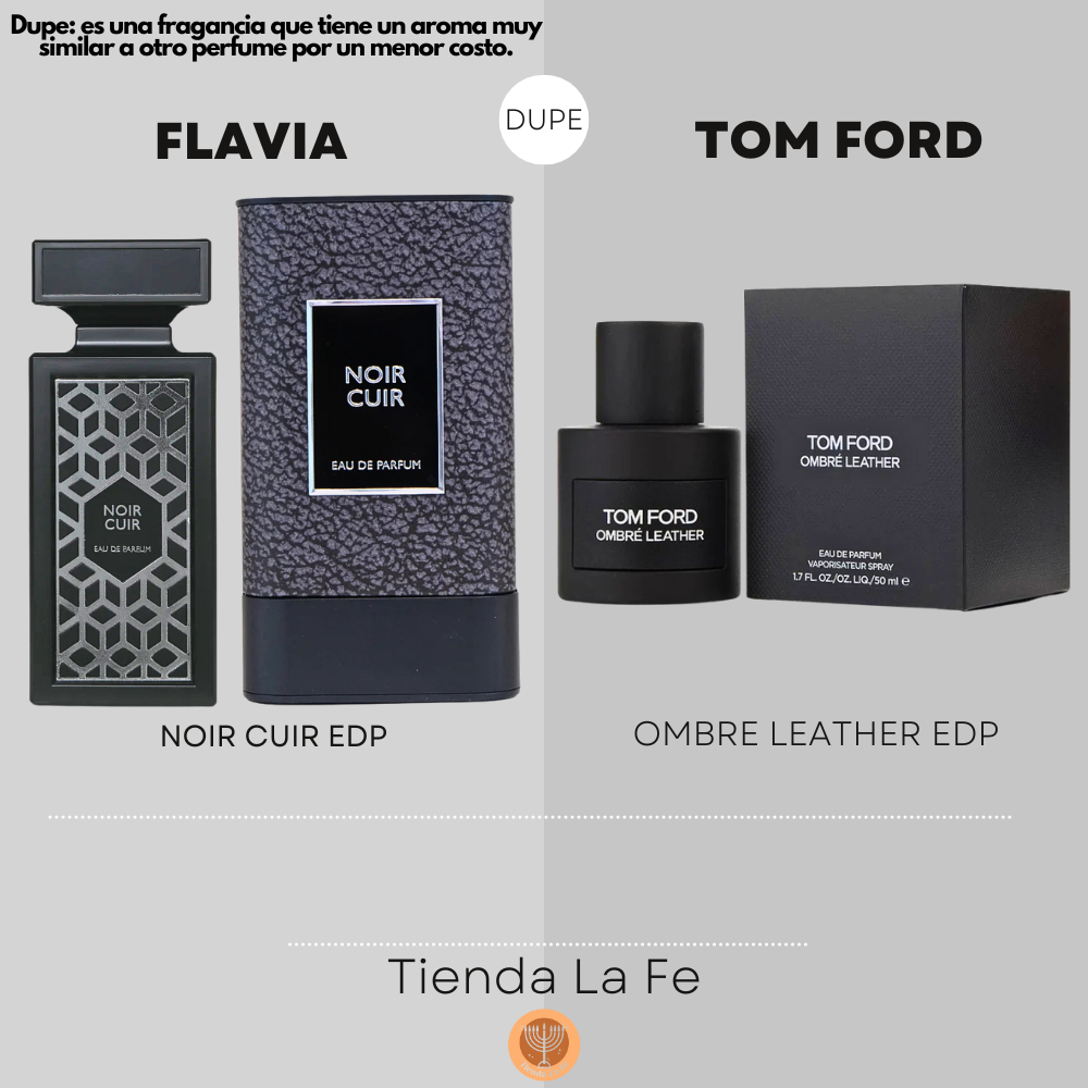 FLAVIA NOIR CUIR EDP 90ML (U) (DUPE TOM FORD OMBRE LEATHER EDP)