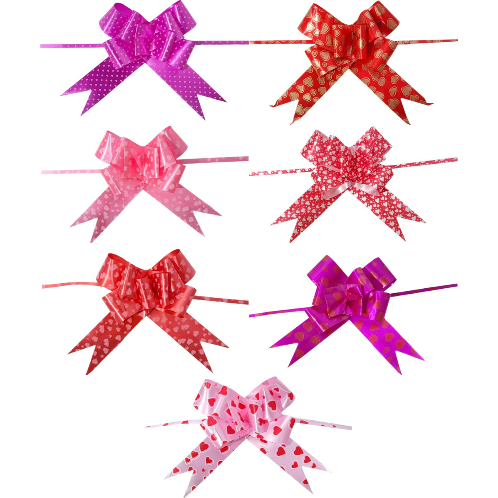 DECORACION CHONGOS O MOÑOS PARA REGALO, DECORA Y EMBELLECE REGALOS ELEGANTEMENTE PAQUETE DE 10UND