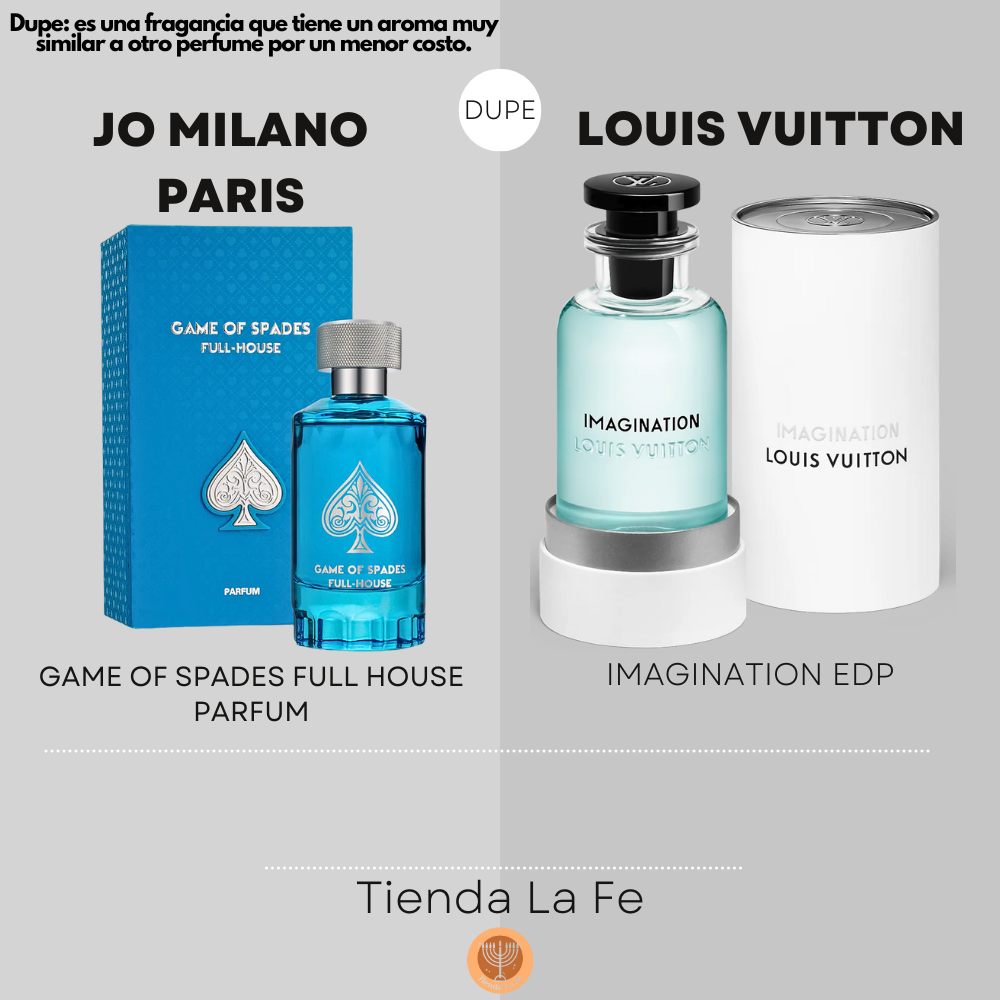 JO MILANO PARIS GAME OF SPADES FULL HOUSE PARFUM 100ML (H) (DUPE LOUIS VUITTON IMAGINATION EDP)