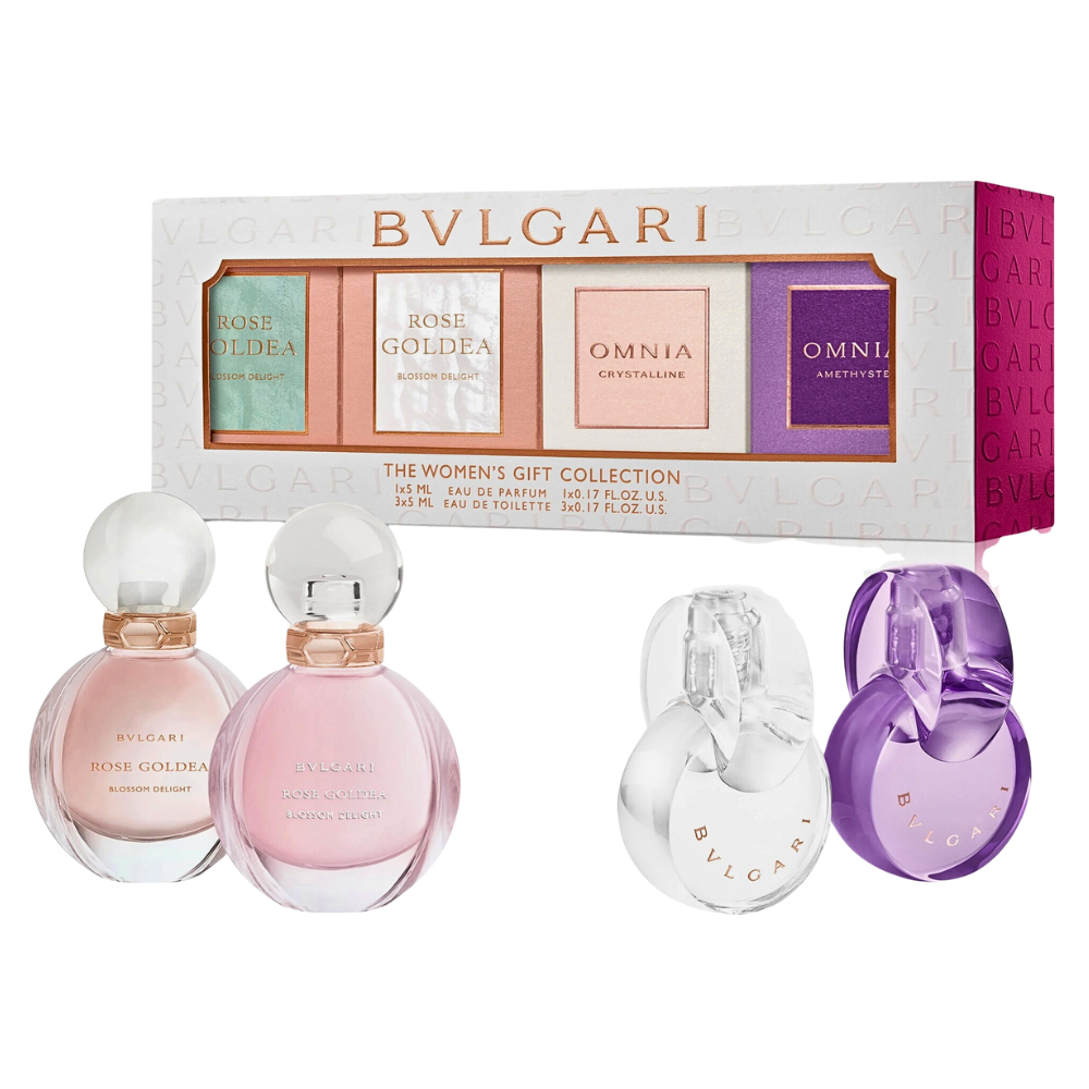 SET BVLGARI THE WOMENS GIFT COLLECTION EDT 5MLX3, EDP 5ML (M)