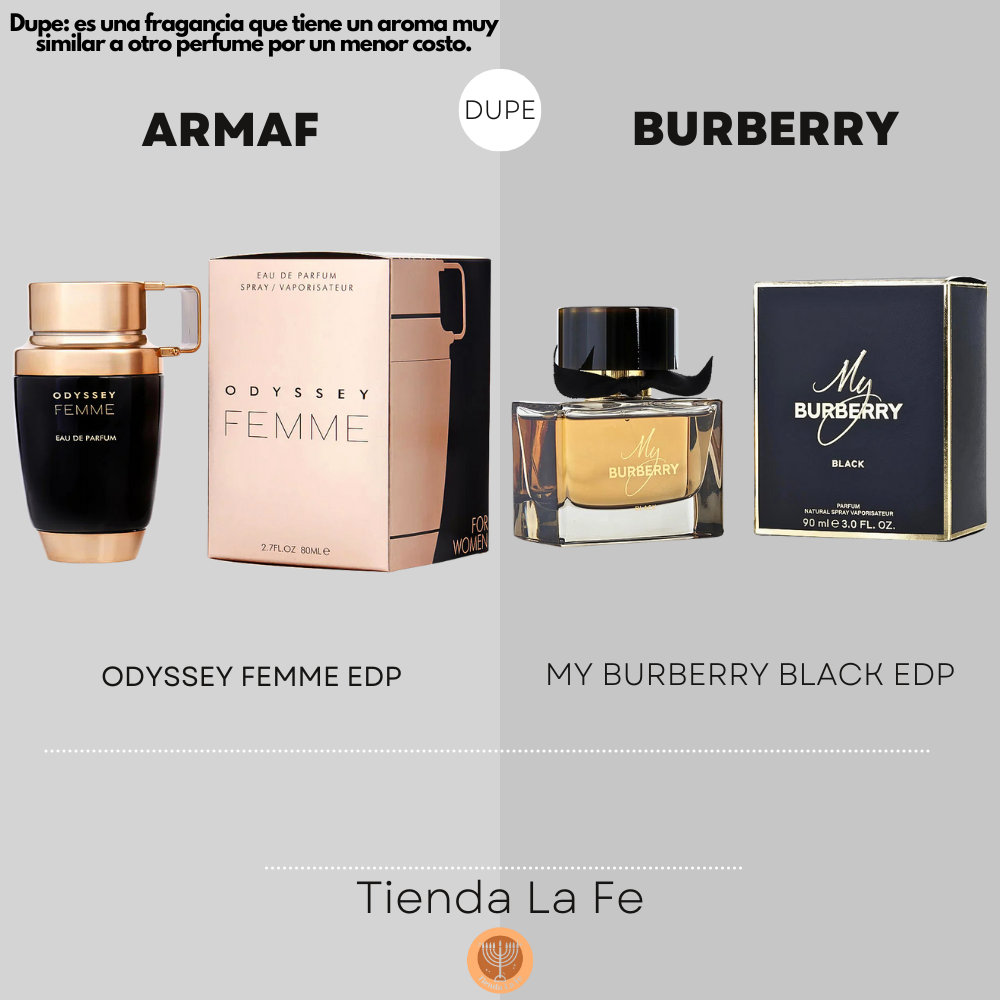ARMAF ODYSSEY FEMME EDP 80ML (M) (DUPE BURBERRY MY BURBERRY BLACK EDP)