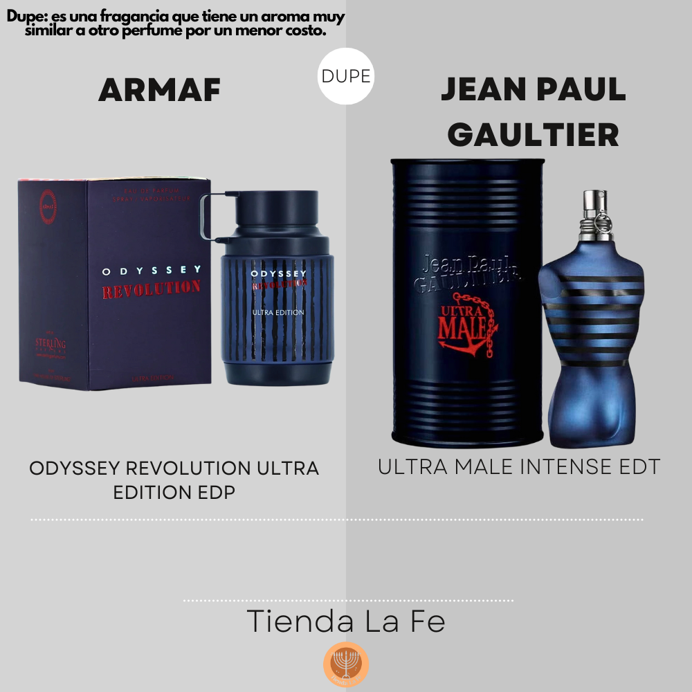 ARMAF ODYSSEY REVOLUTION ULTRA EDITION EDP 100ML (H) (DUPE JEAN PAUL GAULTIER ULTRA MALE INTENSE EDT)