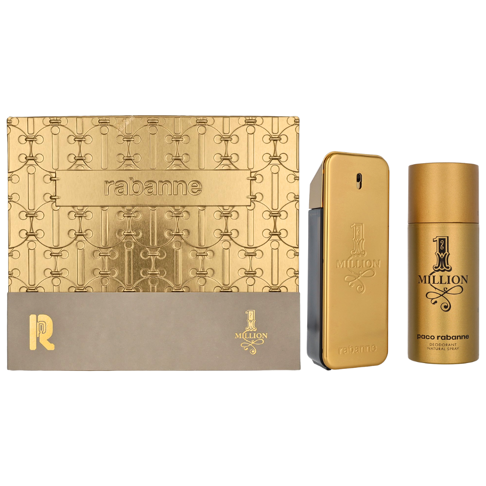 SET PACO RABANNE 1 MILLION EDT 100ML, DESODORANTE 150ML (H)