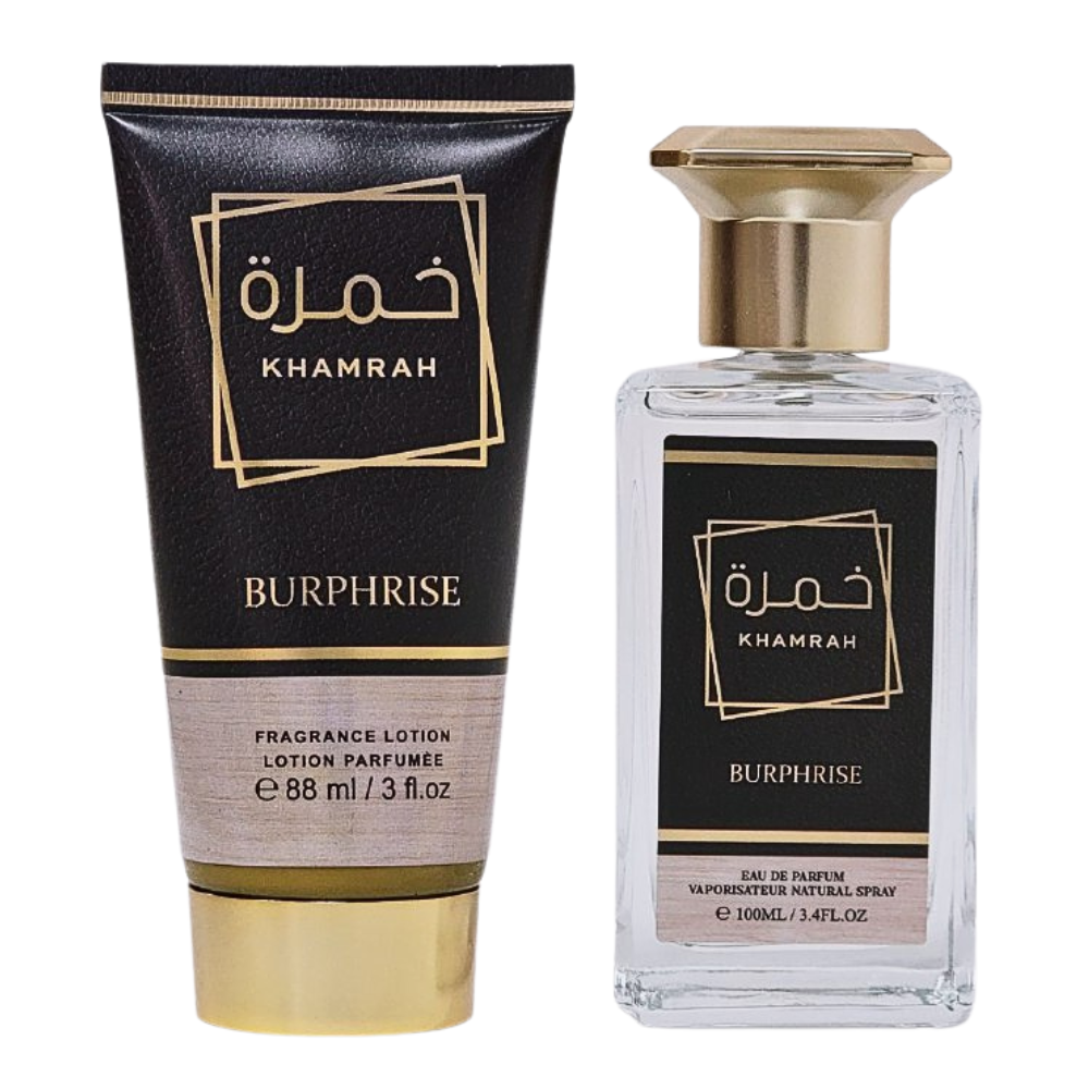 SET BURPHRISE KHAMRAH EDP 100ML, BODY LOTION 88ML (H)