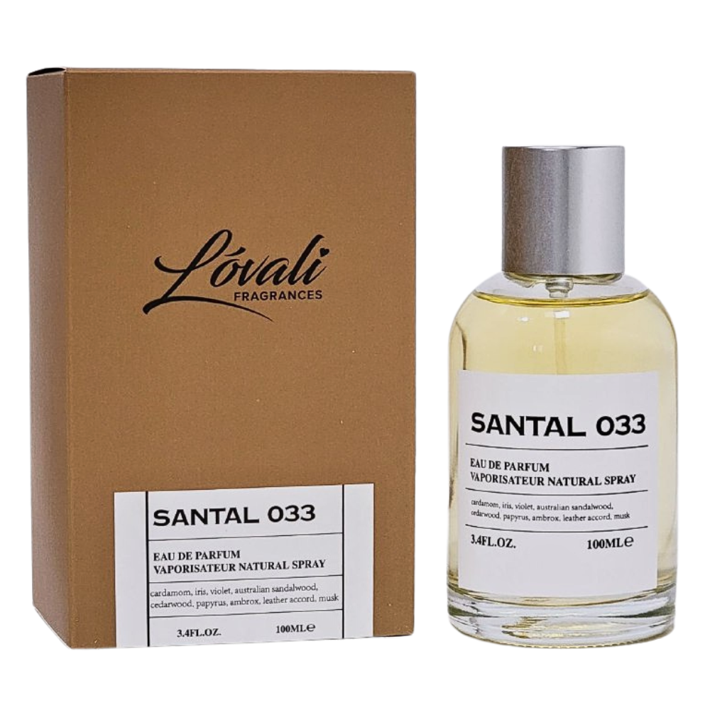 LOVALI FRAGRANCES SANTAL 033 EDP 100ML (H) (AROMA SIMILAR LE LABO SANTAL 33 EDP)