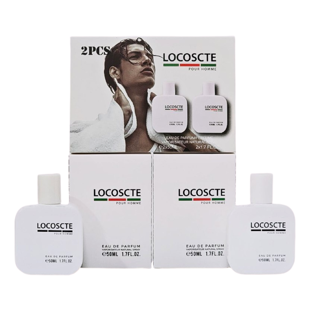 SET LACOSCTE POUR HOMME EDP 50MLX2 (H)