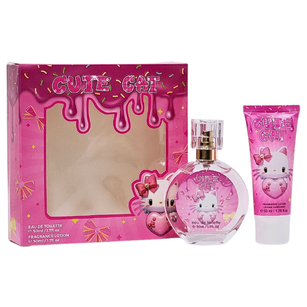 SET CUTE CAT EDT 50ML, BODY LOTION 50ML (M)