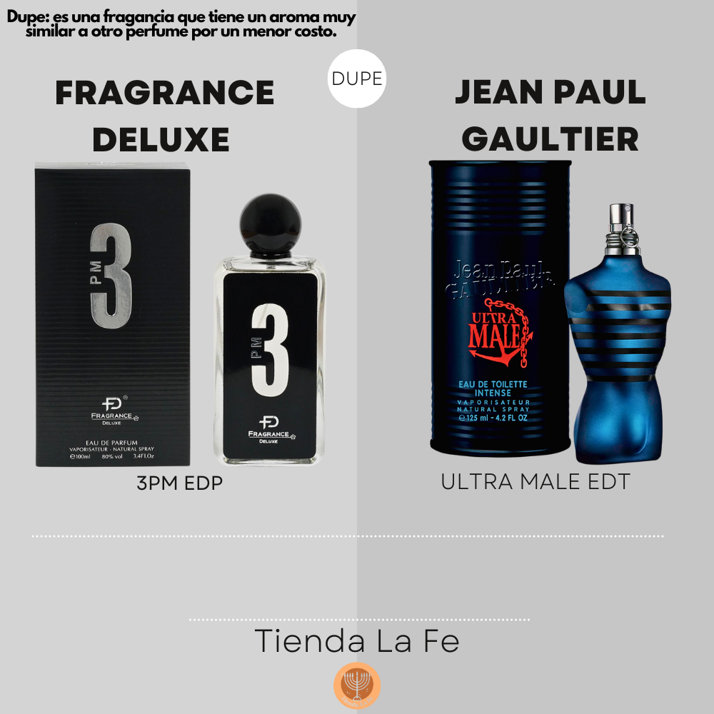 FRAGRANCE DELUXE 3PM EDP 100ML (H) (DUPE JEAN PAUL GAULTIER ULTRA MALE EDT)