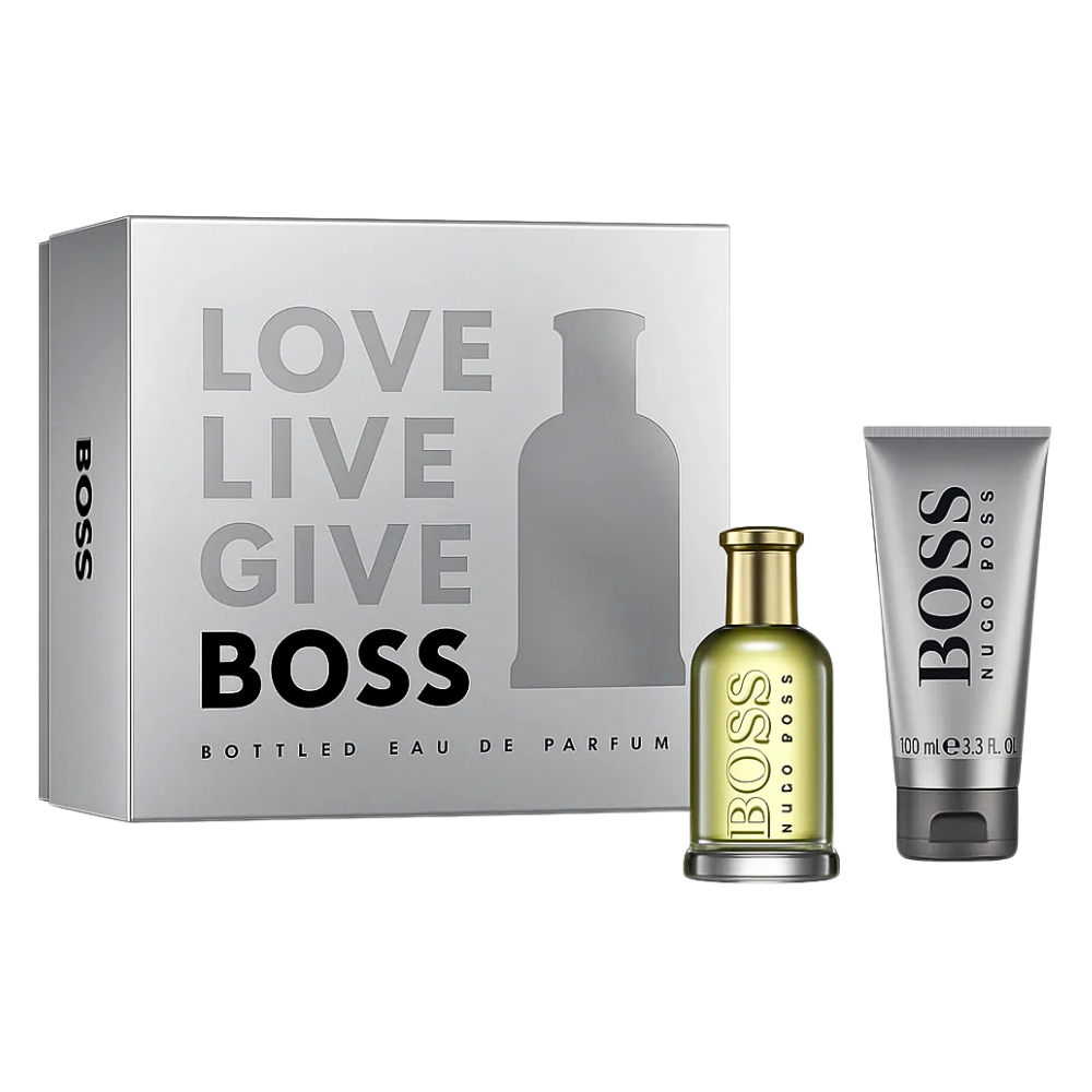 SET HUGO BOSS BOTTLED EDP 50ML, SHOWER GEL 100ML (H)
