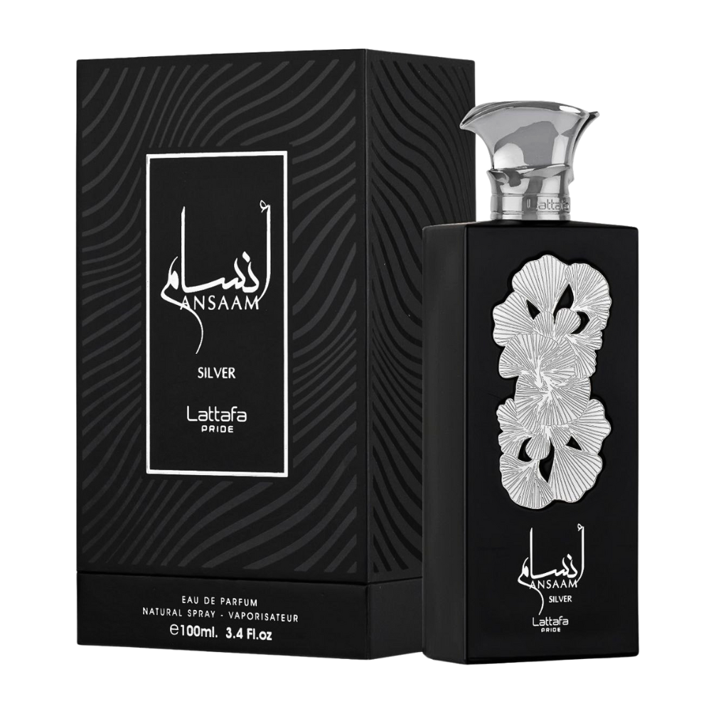 LATTAFA ANSAAM SILVER EDP 100ML (U) (DUPE AZZARO THE MOST WANTED EDP INTENSE)