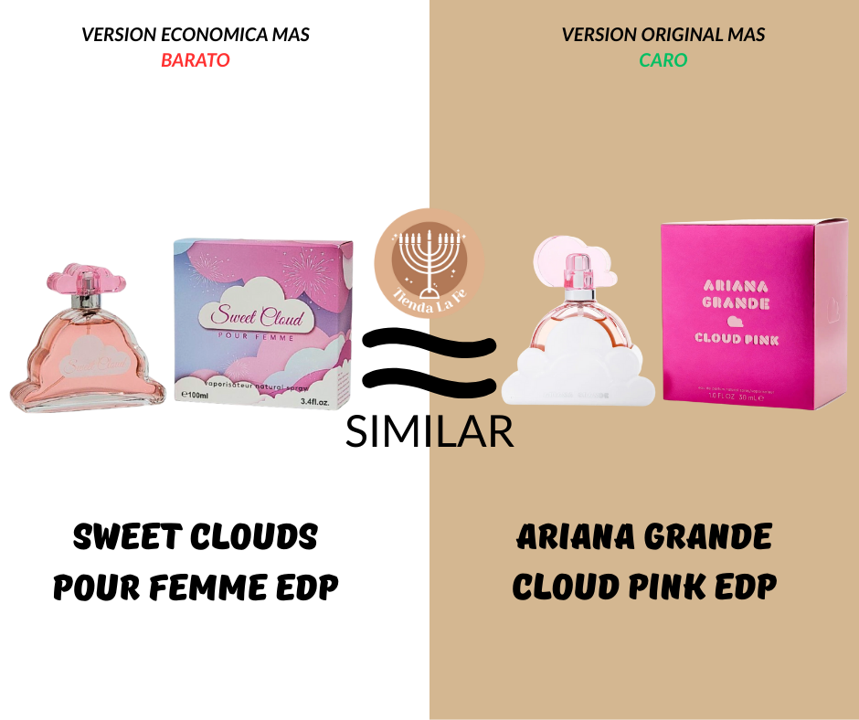 SWEET CLOUDS POUR FEMME EDP 100ML (M) (AROMA SIMILAR ARIANA GRANDE CLOUD PINK EDP)
