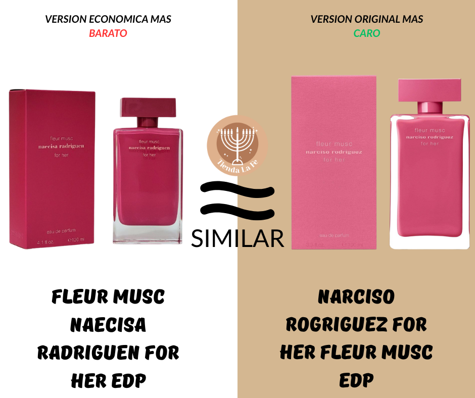 FLEUR MUSC NAECISA RADRIGUEN FOR HER EDP 120ML (M) (AROMA SIMILAR NARCISO ROGRIGUEZ FOR HER FLEUR MUSC EDP)