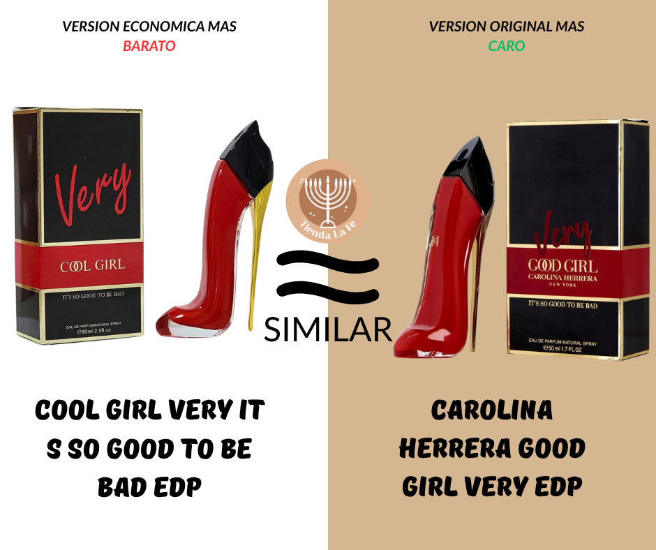 COOL GIRL VERY IT S SO GOOD TO BE BAD EDP 85ML (M) (AROMA SIMILAR CAROLINA HERRERA GOOD GIRL VERY EDP)