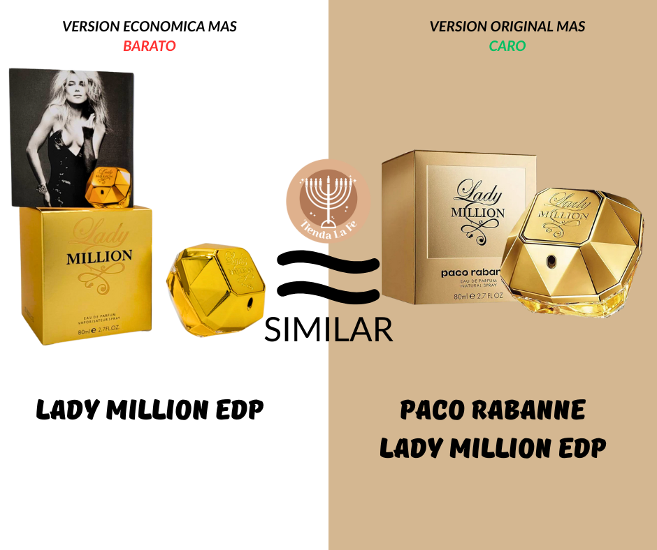 LADY MILLION EDP 80ML (M) (AROMA SIMILAR PACO RABANNE LADY MILLION EDP)