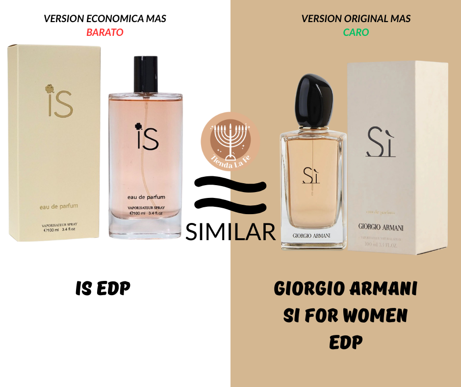 iS EDP 100ML (M) (AROMA SIMILAR GIORGIO ARMANI SI FOR WOMEN EDP)