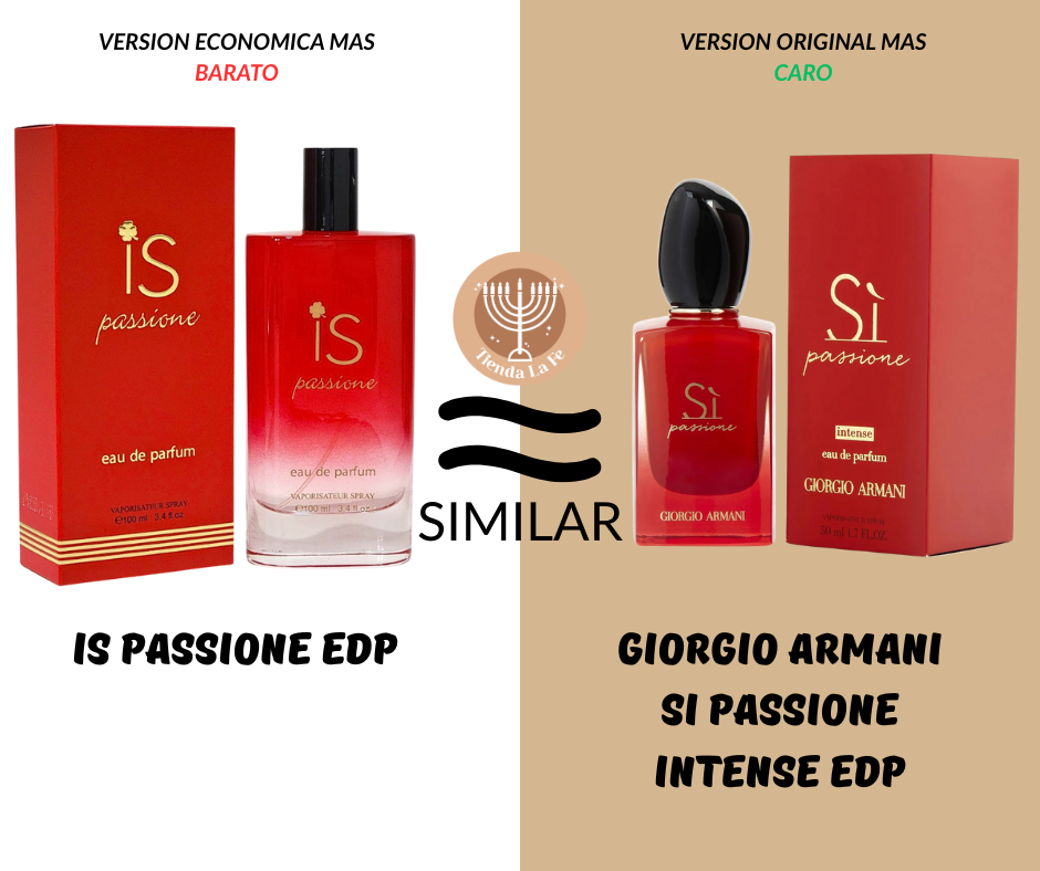IS PASSIONE GOLD EDP 100ML (M) (AROMA SIMILAR GIORGIO ARMANI SI PASSIONE INTENSE EDP)