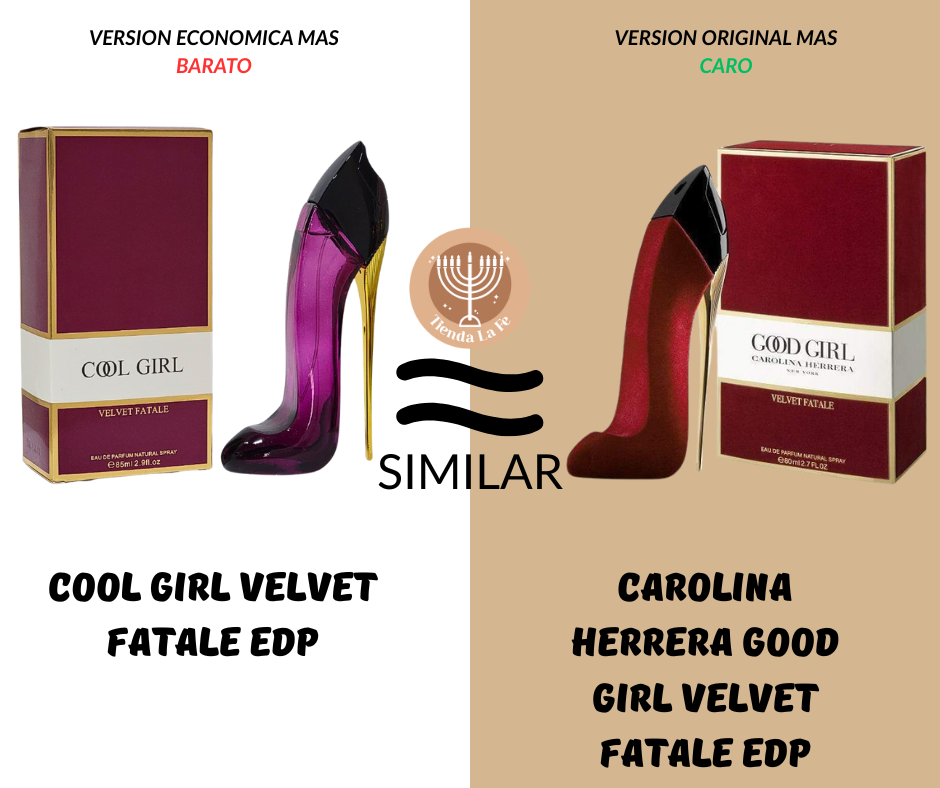 COOL GIRL VELVET FATALE EDP 85ML (M) (AROMA SIMILAR CAROLINA HERRERA GOOD GIRL VELVET FATALE EDP)
