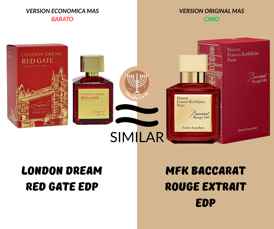 LOVALI LONDON DREAM RED GATE EDP 100ML (M) (AROMA SIMILAR MFK BACCARAT ROUGE EXTRAIT EDP)