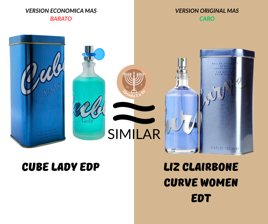 CUBE LADY EDP 100ML (M) (AROMA SIMILAR LIZ CLAIRBONE CURVE WOMEN EDT)