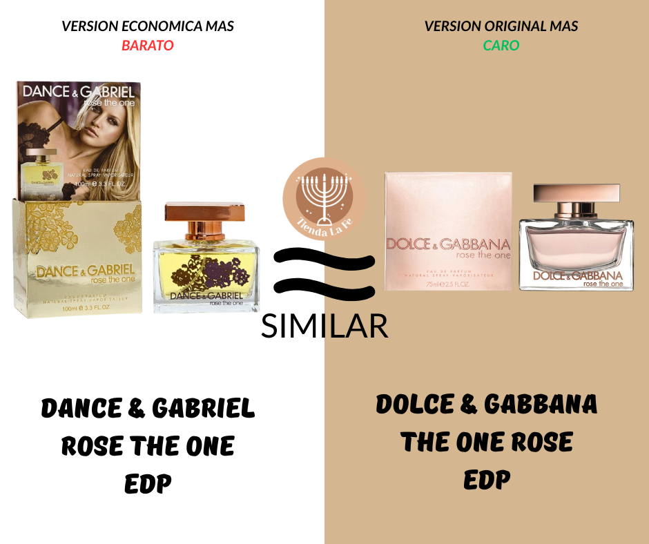 DANCE & GABRIEL ROSE THE ONE EDP 100ML (M) (AROMA SIMILAR DOLCE & GABBANA THE ONE ROSE EDP)