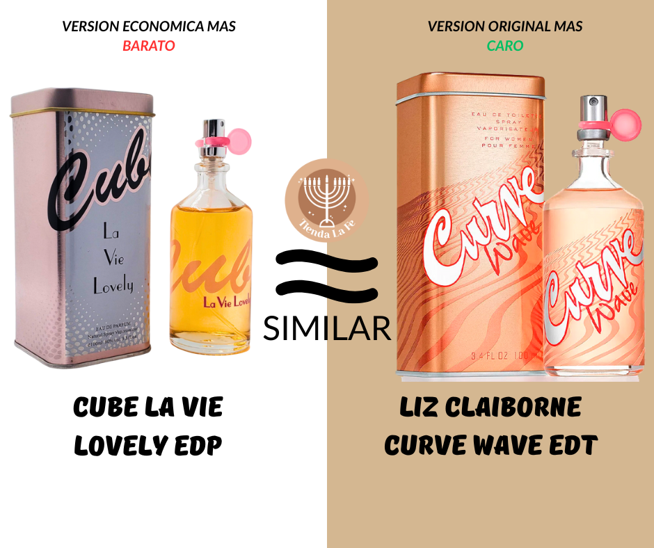 CUBE LA VIE LOVELY EDP 100ML (M) (AROMA SIMILAR LIZ CLAIBORNE CURVE WAVE EDT)