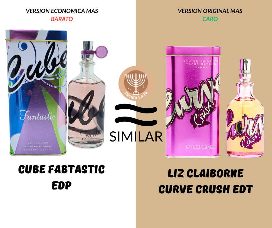 CUBE FABTASTIC EDP 100ML (M) (AROMA SIMILAR LIZ CLAIBORNE CURVE CRUSH EDT)