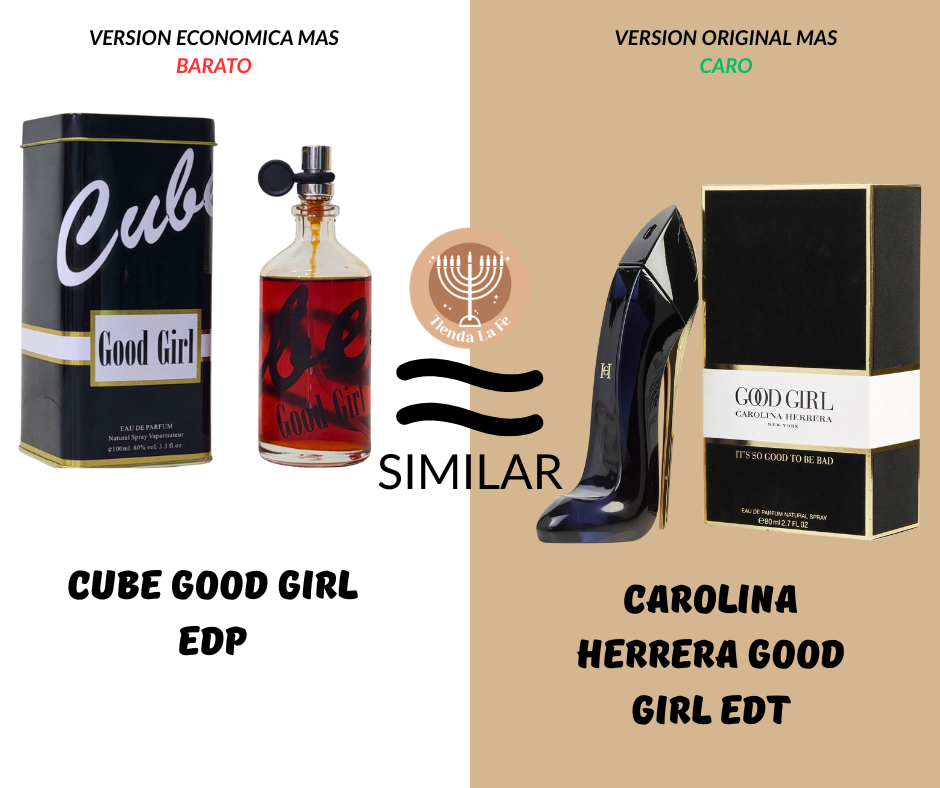 CUBE GOOD GIRL EDP 100ML (M) (AROMA SIMILAR CAROLINA HERRERA GOOD GIRL EDT)