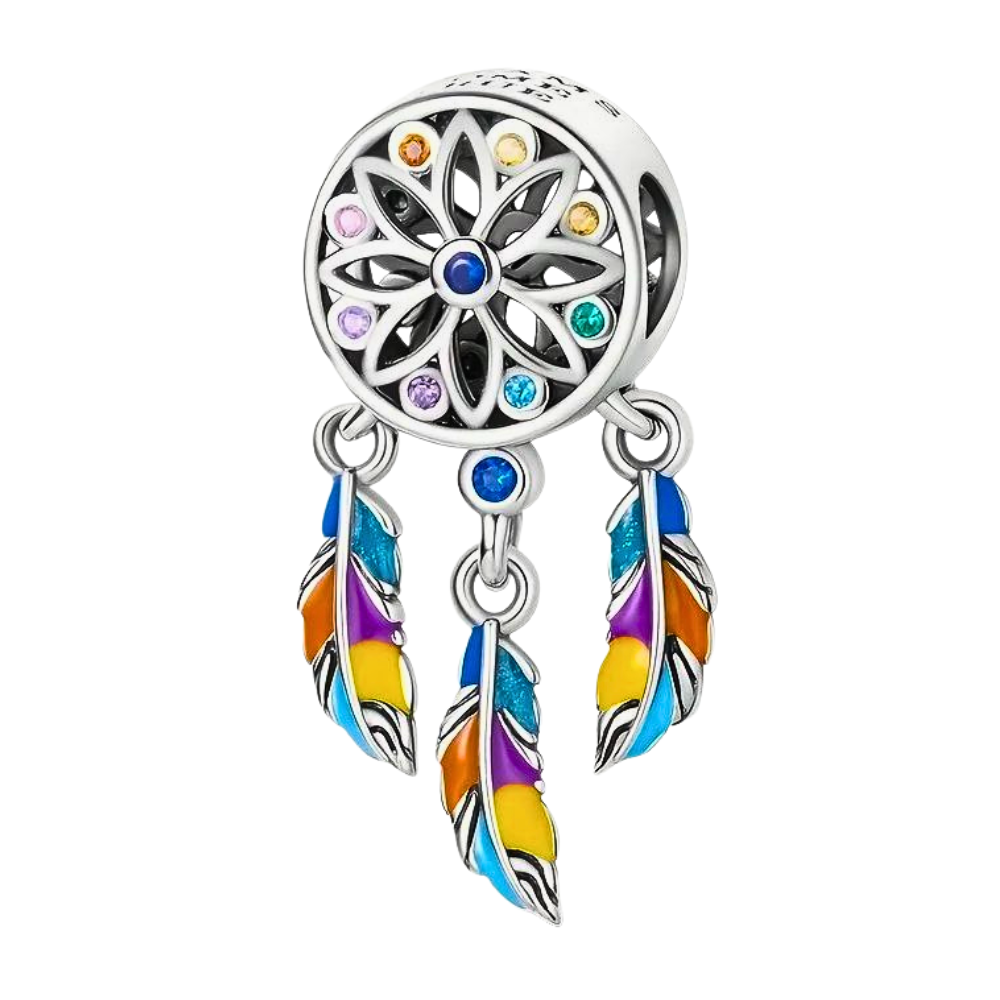 PCHARM4025 FORMA ATRAPASUEÑOS PANDORA PLATA 9.25