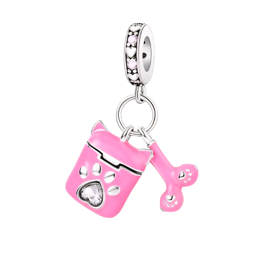 PCHARM3138A FORMA HUELLA Y HUESO DE PERRO