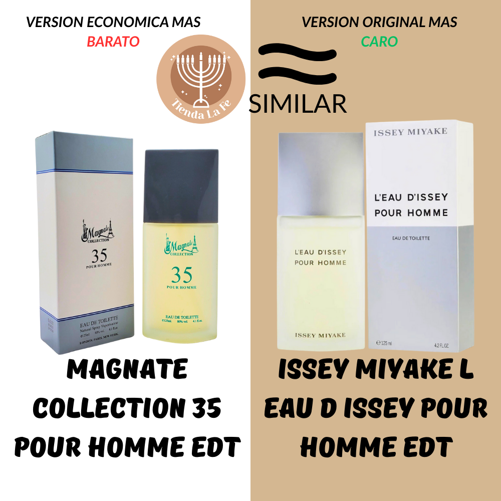 MAGNATE COLLECTION 35 POUR HOMME EDT 125ML (H) (AROMA SIMILAR ISSEY MIYAKE L EAU D ISSEY POUR HOMME EDT)