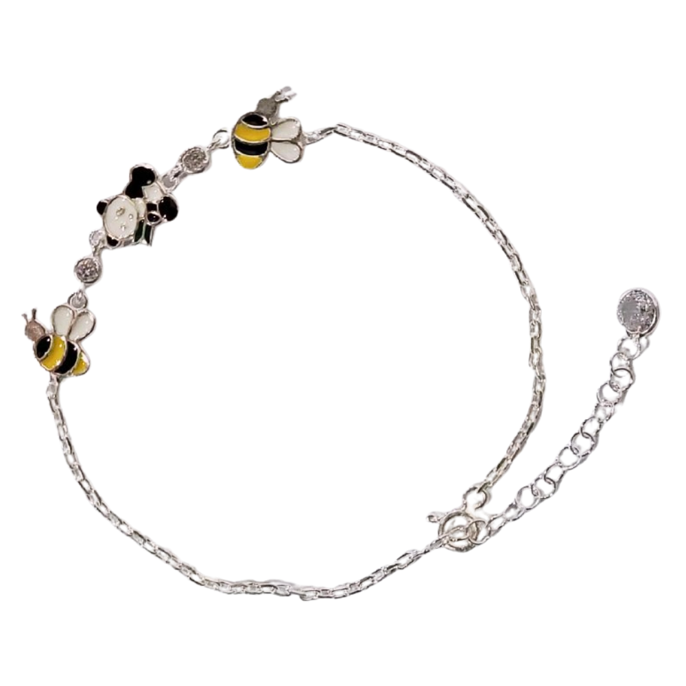 PPULD733 FORMA ABEJA Y PANDA