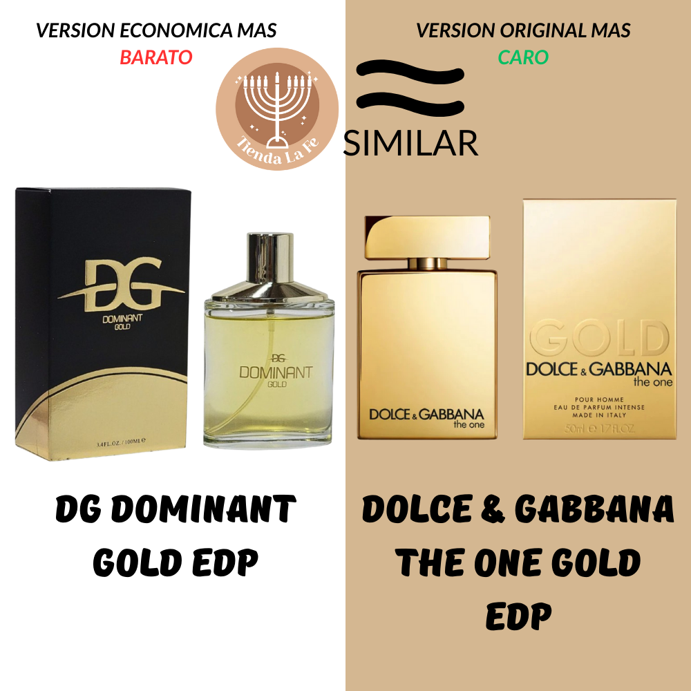DG DOMINANT GOLD EDP 100ML (H) (AROMA SIMILAR DOLCE GABBANA THE ONE