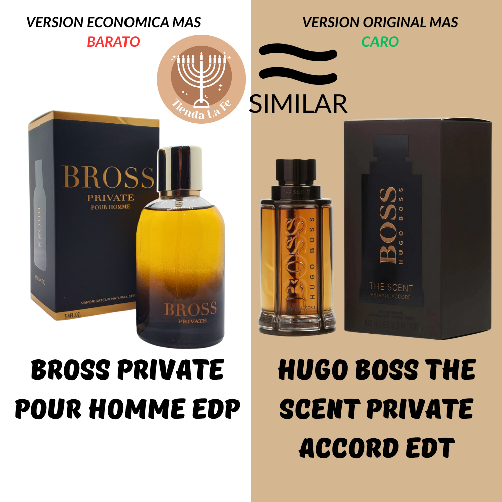 BROSS PRIVATE POUR HOMME EDP 100ML (H) (AROMA SIMILAR HUGO BOSS THE SCENT PRIVATE ACCORD EDT)