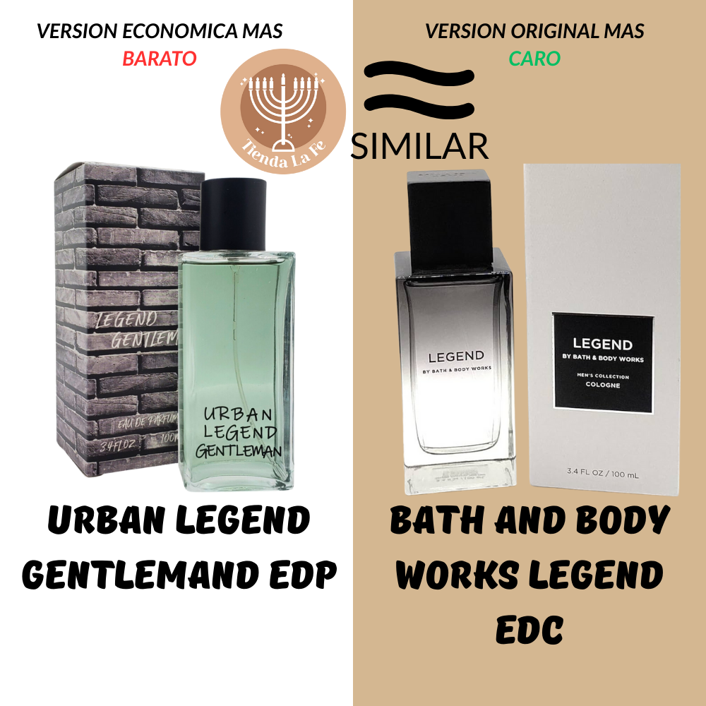 URBAN LEGEND GENTLEMAND EDP 100ML (H) (AROMA SIMILAR BATH AND BODY WORKS LEGEND EDC)