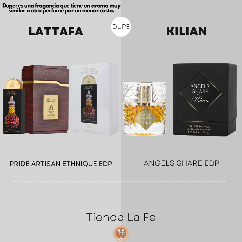 LATTAFA PRIDE ARTISAN ETHNIQUE EDP 100ML (U) (DUPE KILIAN ANGELS SHARE EDP)