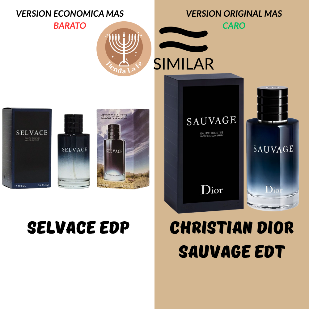 SELVACE EDP 100ML (H) (AROMA SIMILAR CHRISTIAN DIOR SAUVAGE EDT)