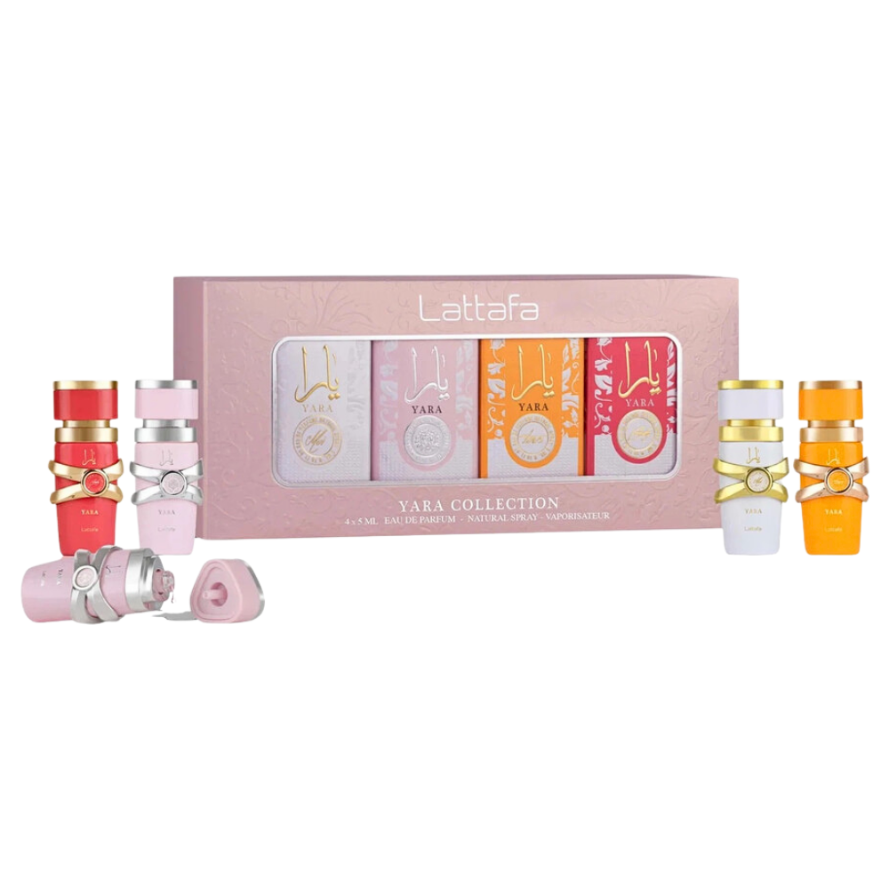 SET LATTAFA MINIS PERFUMES YARA COLLECTION EDP 5MLX4 (M)