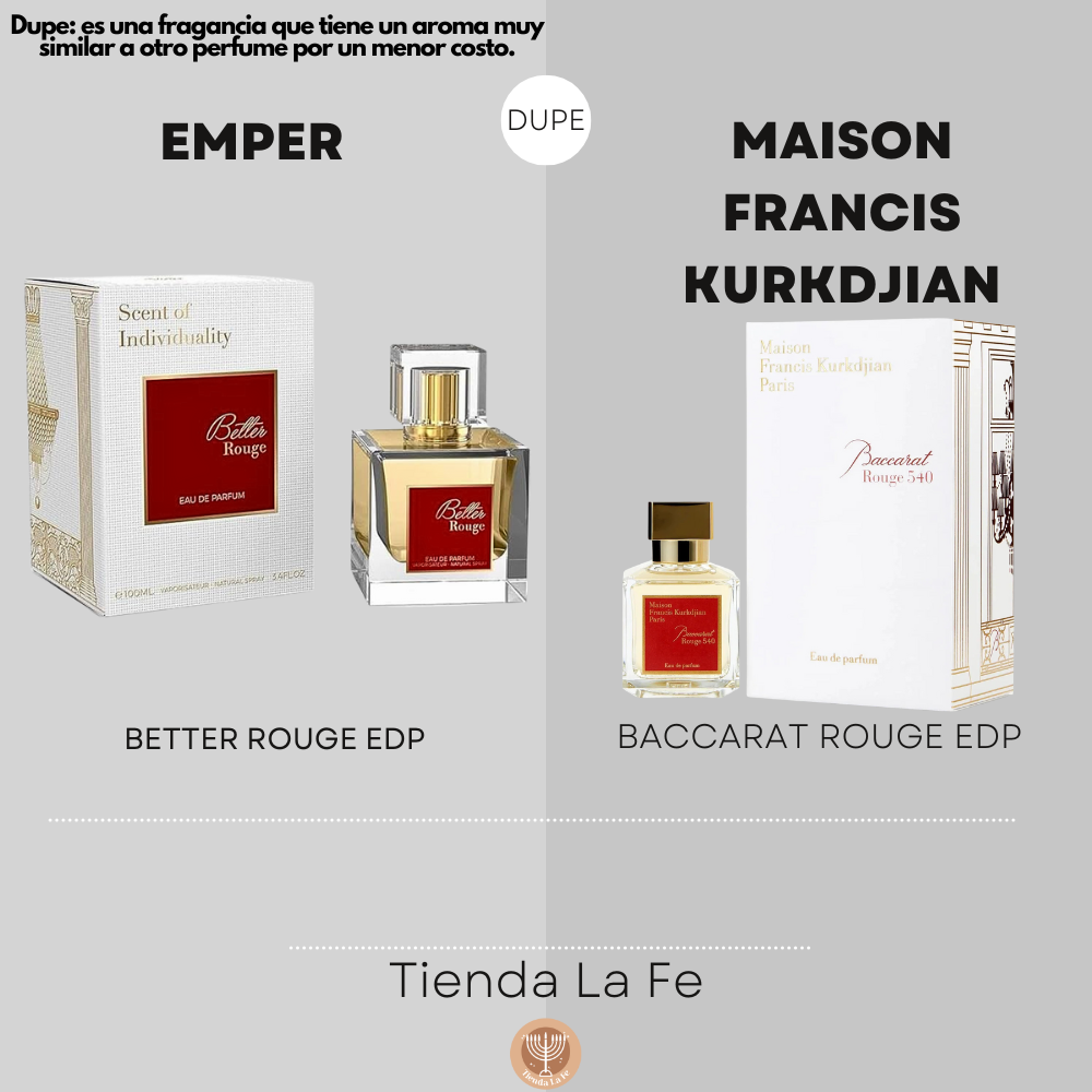 EMPER BETTER ROUGE EDP 100ML (M) (DUPE MAISON FRANCIS KURKDJIAN BACCARAT ROUGE EDP)