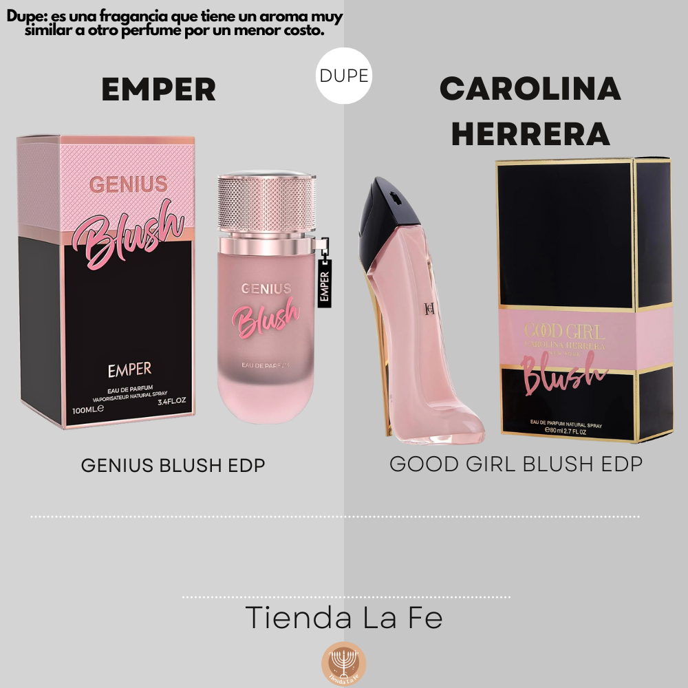 EMPER GENIUS BLUSH EDP 100ML (M) (DUPE CAROLINA HERRERA GOOD GIRL BLUSH EDP)